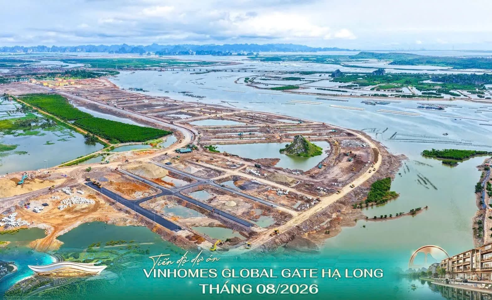 San nền và phân lô quanh hồ cảnh quan, tháng 08/2026